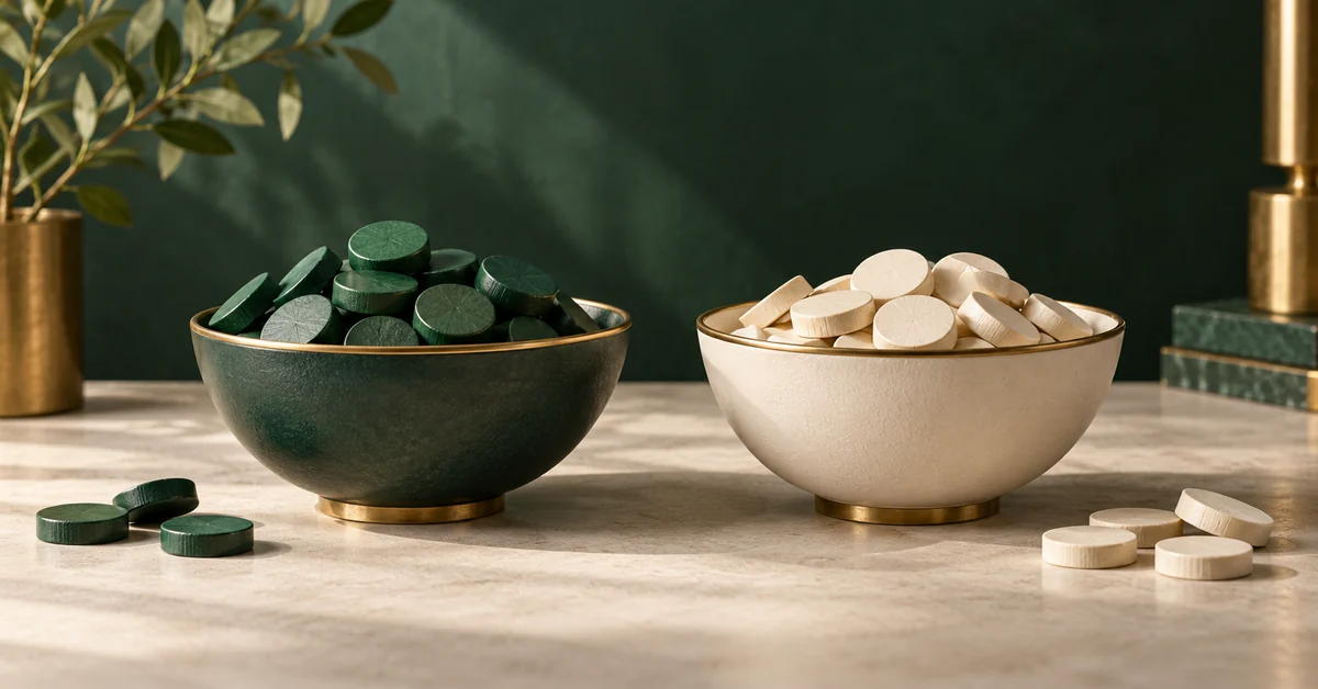 Two labeled-by-color but unlettered bowls of success and failure counters.